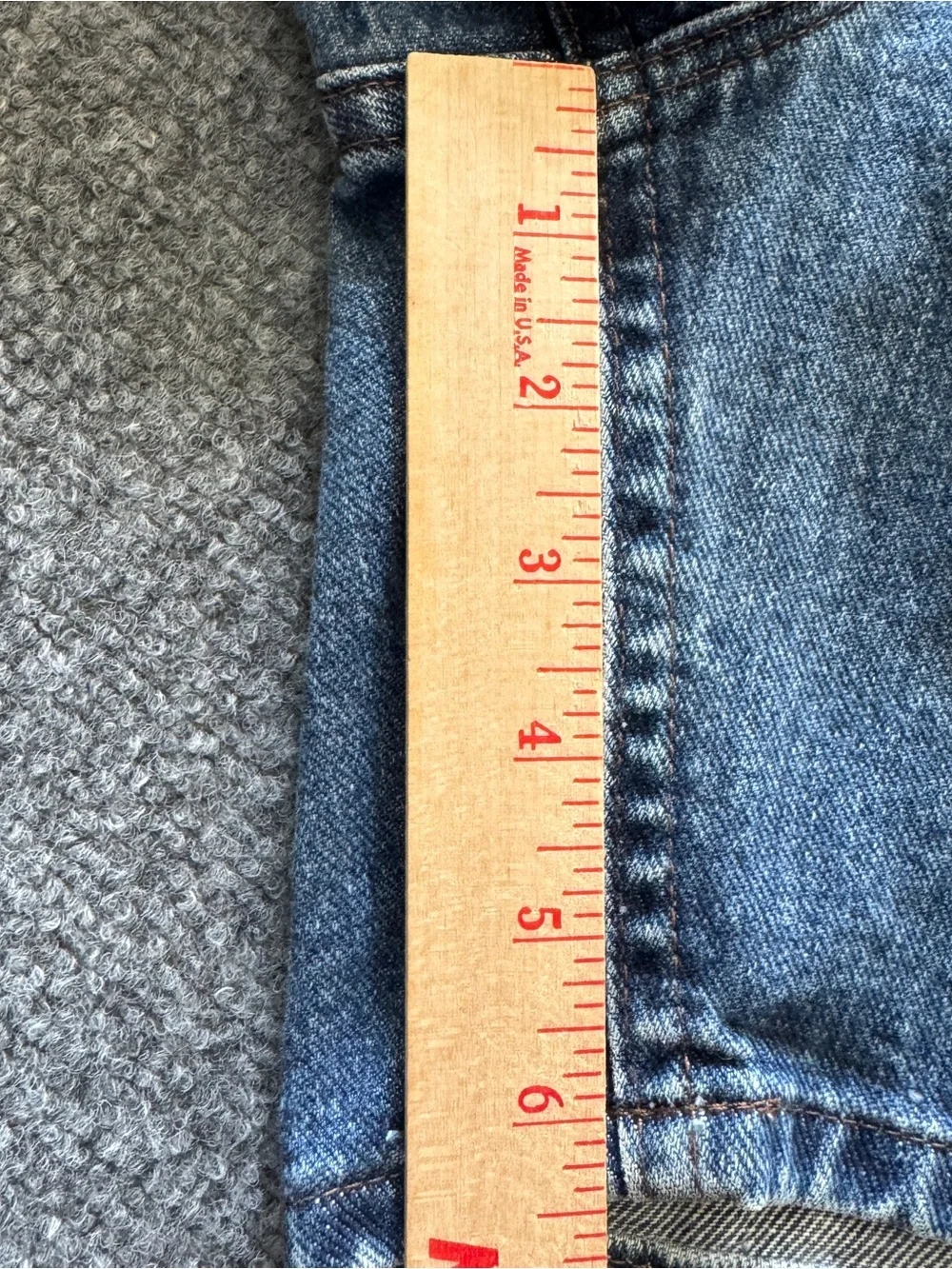 Vintage 90s Lee High Rise Denim Jorts Made USA Relaxed Shorts 16